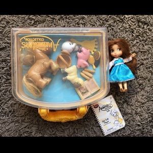 Disney belle animators collection mini doll play set